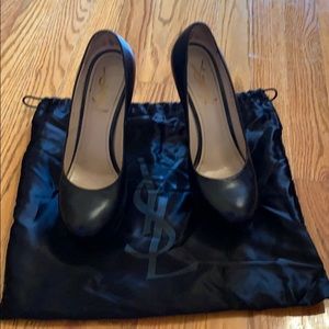 YSL Tribute Black Pumps Size 37